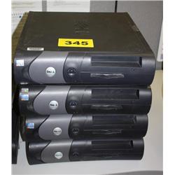 Lot of 4 Dell Optiplex Computers