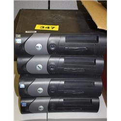 Lot of 4 Dell Optiplex Computers