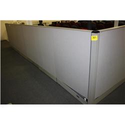 Long Run Of Office Divider Panels