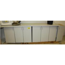Mix Of Break Room Cabinets With Top