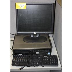 Complete Dell Optiplex Desk Top Computer W/17 LCD"