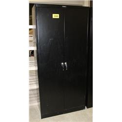 Large Black Metal 2 Door Cabinet Choice