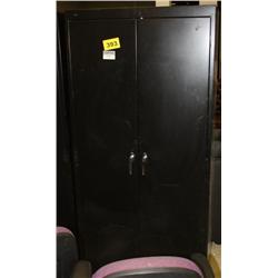 Black Metal 2 Door Cabinet