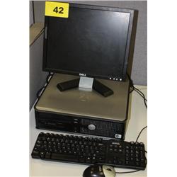 Complete Dell Optiplex Desk Top Computer