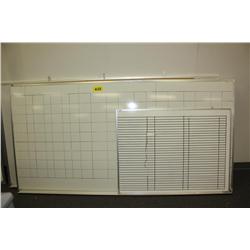 Lot of 4 Dry Erase boards