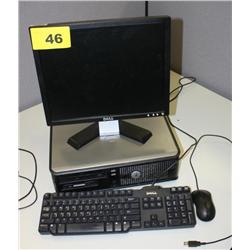 Complete Dell Optiplex Desk Top Computer
