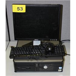 Complete Dell Optiplex Desk Top Computer