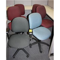 Lot of 6 office Chairs