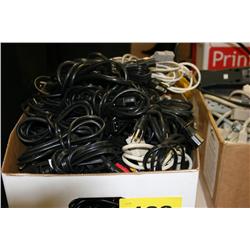 Box of Computer Power Cords