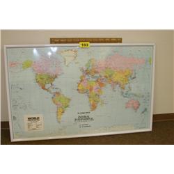 Framed World Map