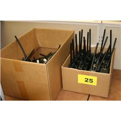 Lot of 26 iCom Radios and Chargers