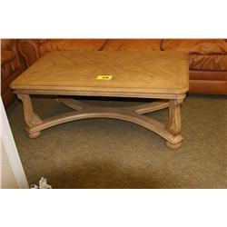 Leather Sofa & Loveseat W/Coffee Table