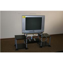 Sony Trinitron WEGA 27 Tv W/Stand & DVD Player"