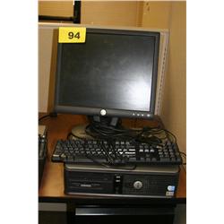 Dell Optiplex GX520 P4 HT Computer W/LCD Monitor