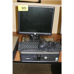 Dell Optiplex GX520 P4 HT Computer W/LCD Monitor