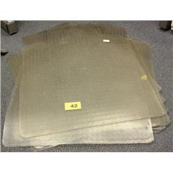 Lot of Office Chair Mats