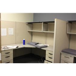 3 Workstation Office Cubicles