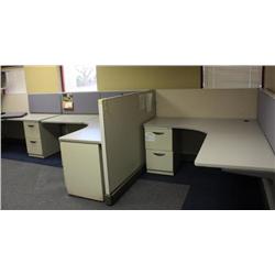5 Workstation Office Cubicles
