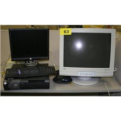 Dell Optiplex GX280 P4 Computer W/LCD & CRT
