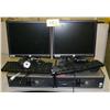 Image 1 : Set of 2 Dell Optiplex GX520 P4 HT Computers W/LCD