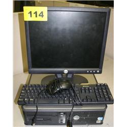 Dell Optiplex GX520 P4 HT Computer W/LCD