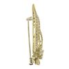 Image 5 : 18k Yellow Gold 0.70 ctw Round Brilliant Cut Diamond Open Work Floral Pin Brooch