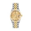 Image 2 : Rolex Mens Two Tone Yellow Gold And Steel 36MM Champagne Index Datejust