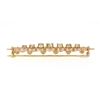 Image 5 : Vintage Victorian Revival 14k Rosy Gold 3.26 ctw Round Diamond Dangle Pin Brooch