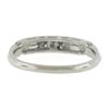 Image 3 : Antique Palladium 0.2 ctw Baguette & Single Cut Diamond Stackable Band Ring