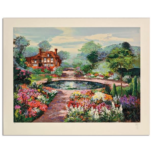 English Water Garden by Mark King (1931-2014)