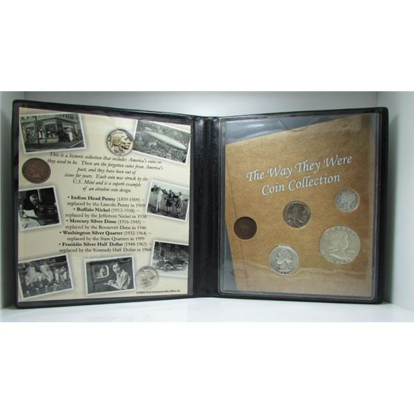 The Way They Were Coin Collection - 5 USA Coins (Including Silver Coins)