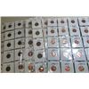 Image 4 : 31 Pages Of USA Small Cent Penny Coins - All In 2x2's - VG - UNC