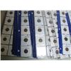 Image 7 : 31 Pages Of USA Small Cent Penny Coins - All In 2x2's - VG - UNC
