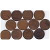 Image 1 : 12 United States Small Cent Penny Coins - 1882 - 1908