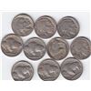 Image 2 : 10 United States 5-Cent Nickel Coins - 1925 - 1937