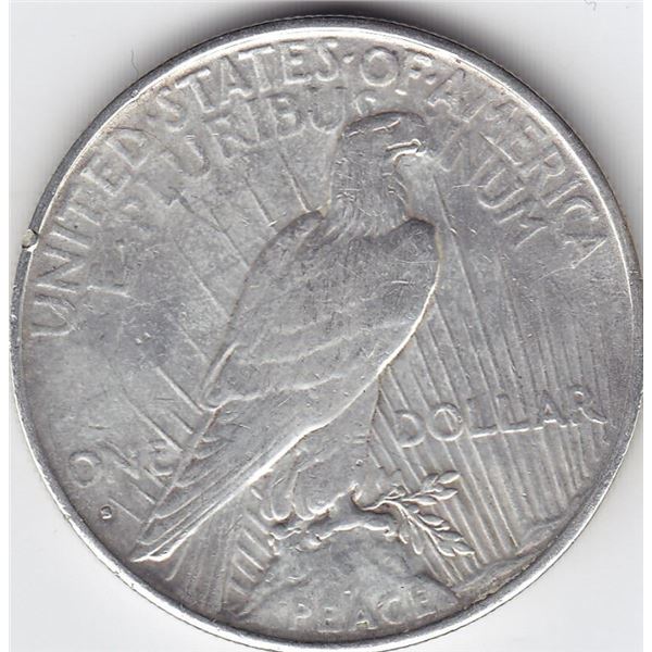 1935 S USA Silver Peace $1 Dollar Coin