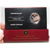 Image 1 : 2006 Canada Sterling Silver Painted Lucky Loonie By RCM