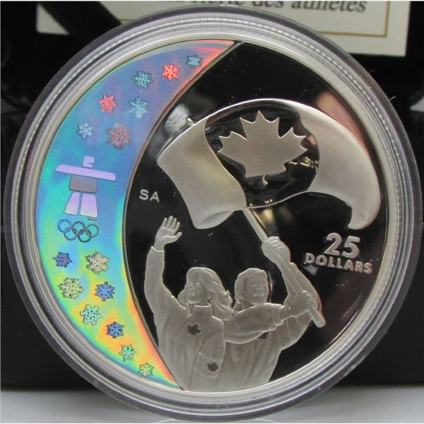 2007 Canada $25 Sterling Silver Coin - Athlete's Pride BY RCM