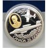 Image 1 : 1996 Sterling Silver Commemorative Coin By Royal Canadian Mint - The Avro Canada CF-100 Canuck