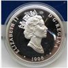 Image 2 : 1996 Sterling Silver Commemorative Coin By Royal Canadian Mint - The Avro Canada CF-100 Canuck