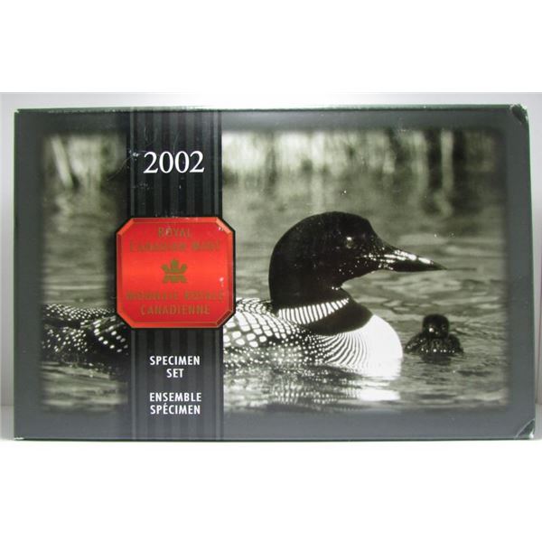 2002 Canada Specimen Coin Set - Original Box & COA From RCM