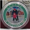Image 1 : 2014 Canada $10 Fine Silver Coin - Skating In Canada - By RCM