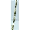 Image 2 : 14 Kt Yellow Gold Figaro Chain - 24" - 2.5 mm Wide