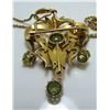 Image 5 : Incredible Victorian 10-14 Kt Yellow Gold Pearl & Peridot Pendant - Appraised
