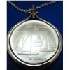 Image 2 : 1973 Canada Sterling Silver Montreal 1976 Olympic Medal In Pendant On 22" Chain