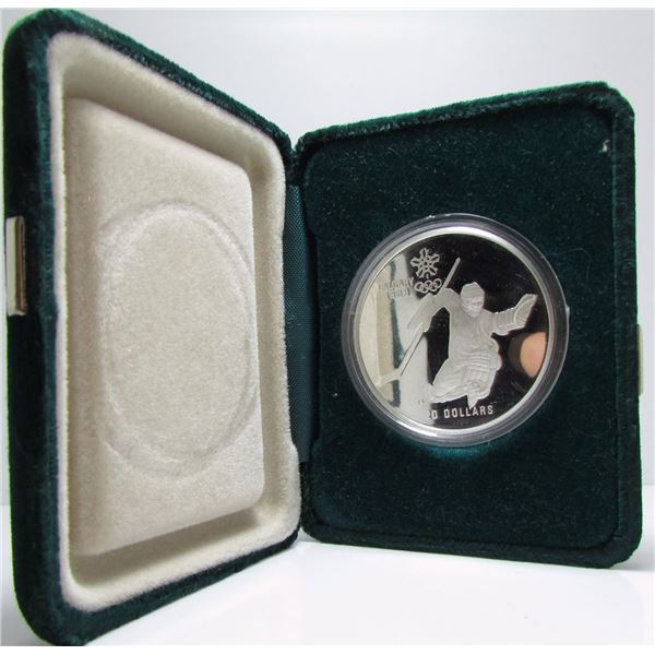 1988 Calgary Winter Olympics 1 Oz Silver Round - In Original Case