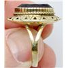 Image 2 : Vintage 14Kt Yellow Gold Marquise Shaped Amethyst Ring - Size 6