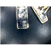 Image 5 : Custom 18Kt White Gold LV (Louis Vuitton) Diamond Pendant / Charm - 1.5ctw