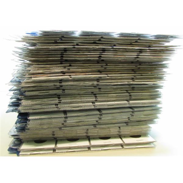 63 Pages Of Canadian Small Cent Penny Coins - All In 2x2's - 1940 - 1979