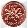 Image 2 : 1963 Canada ICCS Graded Small 1 Cent Penny Coin - PL-66